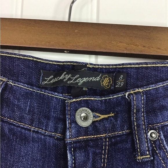Lucky Brand Legend Jeans Zoe Mid-Rise Bootleg Embroidered Jeans Size 8. - Picture 12 of 13